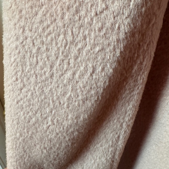 Double-Faced Draped Collar Wrap Coat - Picture 6 of 7